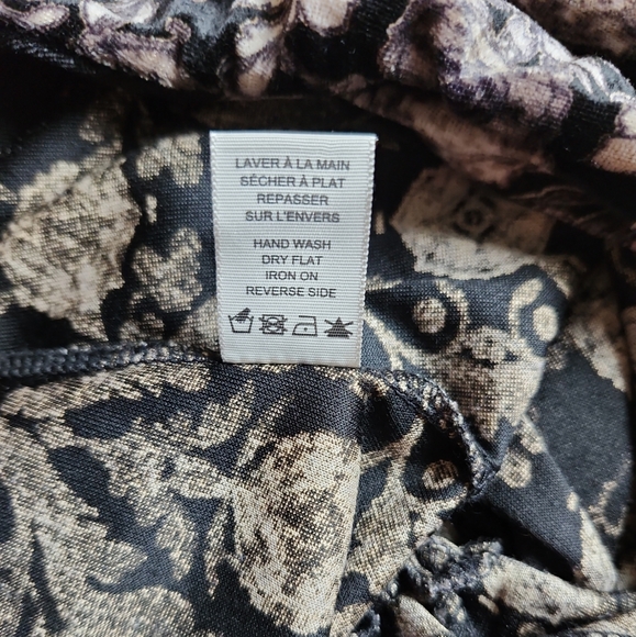 Kollontai Velvet Legging Black and Sand - size XL - Picture 6 of 9